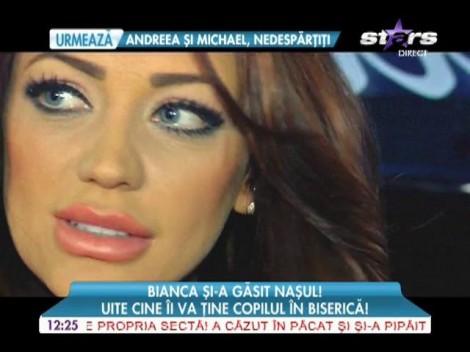 Bianca Drăgușanu și-a găsit naș! Nea Marin îi va boteza copilul