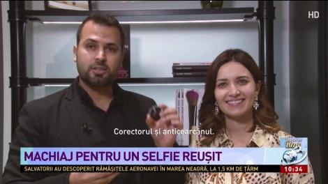 Selfie-ul perfect? Nu înainte de a avea machiajul perfect! Tehnica machiajului de selfie