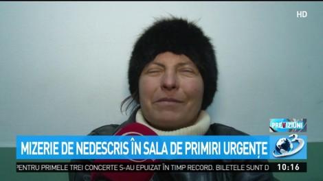 Mizerie de nedescris la Spitalul județean din Bacău. Sala unde pacienții așteaptă să fie consultați, focar de infecție