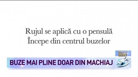 Cel mai simplu truc pentru buze cu mai mult volum! Georgiana Gheară,  make-up artist  IMA, îți dezvăluie secretul