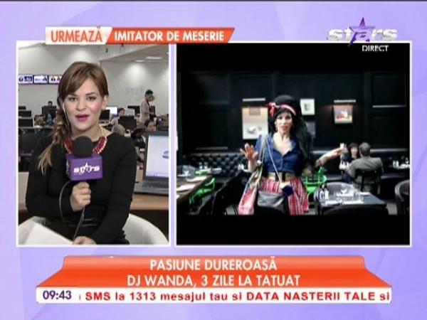 Pasiune dureroasă! Dj Wanda a stat trei zile la tatuat