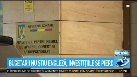 Engleza, o necunoscută pentru funcţionari