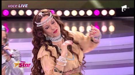 LA 61 de ani, arată ca la 30! Maria Dragomiroiu cântă ”Condimente”, îmbrăcată în indiancă, precum Ruby! Doamna muzicii populare, moment de senzație, alături de Mario