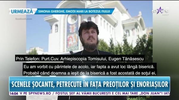 Cine este actorul care a vrut să-şi sugrume soţia &icirc;n Biserică. Bărbatul are 49 de ani și primise ordin de restricție