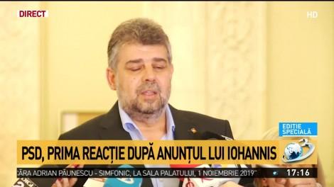 Marcel Ciolacu, preşedintele Camerei Deputaţilor, după ce Ludovic Orban a fost desemnat premier: "PSD nu votează sub nicio formă un guvern al actualei puteri"