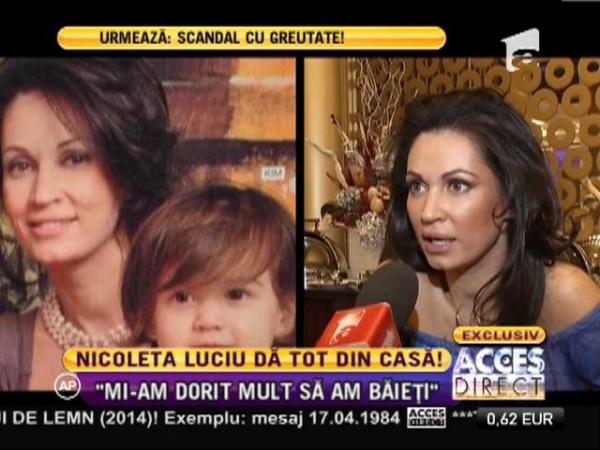 Nicoleta Luciu, o mamă mult prea protectoare
