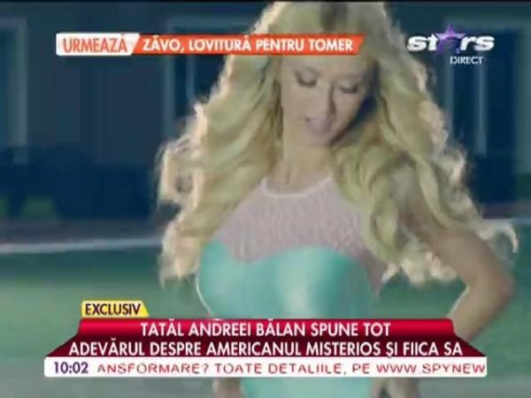 Oare cine e? Adevărul despre americanul misterios din viaţa Andreei Bălan