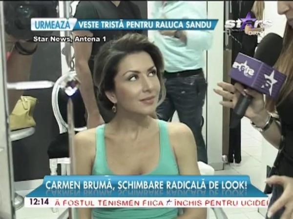 Același trup de zeiță, o nouă &icirc;nfățișare! Carmen Brumă, o brunetă cu breton și tunsoare bob