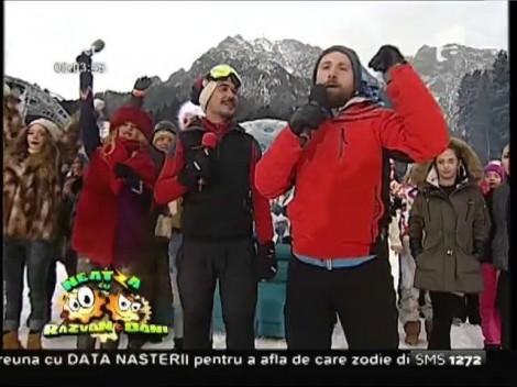 La mulți ani, "Neatza"! La ceas aniversar, Răzvan și Dani s-au mutat pe pârtie: Să fie nebunieeeee!