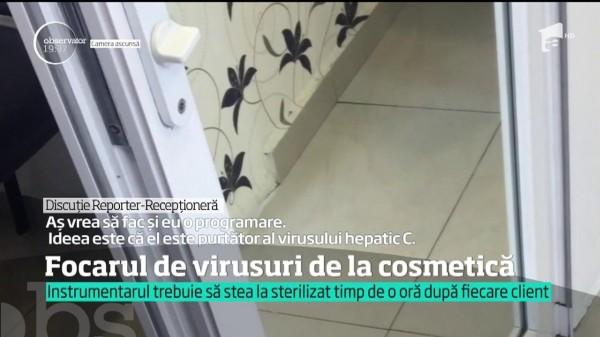 Dovada că &icirc;n saloanele de cosmetică igiena este ignorată cu desăv&acirc;rșire. Declarații halucinante ale unei cosmeticiene: "Dacă &icirc;i dă s&acirc;ngele, microbul nu stă mai mult de 5 minute &icirc;n aer"