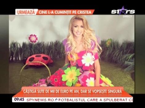 Dincolo de artist, Andreea Bălan e un om normal! Câştigă sute de mii de euro, dar se vopseşte singură. Află trucurile vedetei