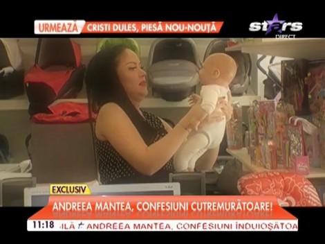 Andreea Mantea, confesiuni înainte de marele moment! Viitoarea mămică doarme cu frica în sân