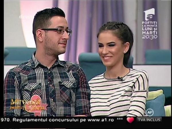 Valentin a cerut-o pe Andrada: "Vrei să fii soţia mea?". Răspunsul concurentei de la "Mireasă pentru fiul meu" i-a uimit pe fanii emisiunii