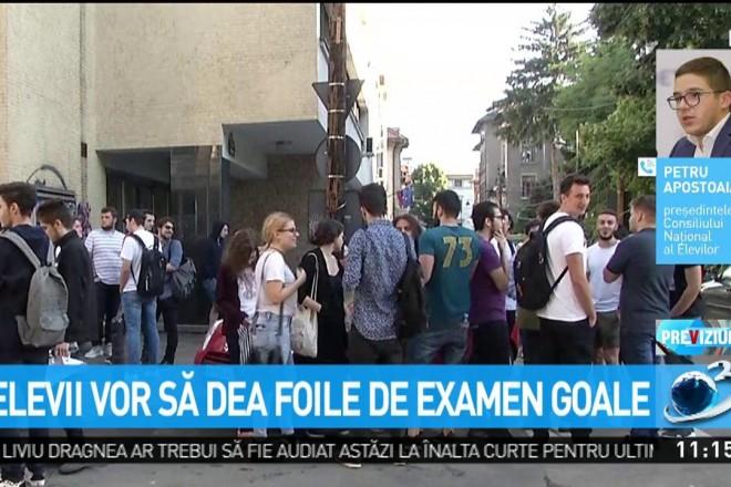 Protest simulare bac 2019. Când se trec notele în catalog ...