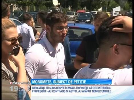 BAC 2016. Petiția, arma elevului?! Probleme pentru absolvenții care au scris despre "Moromeții" că este roman interbelic