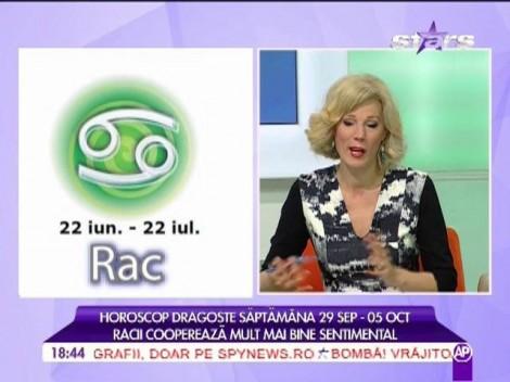 Rac, Balanță, Săgetător? Pentru tine, iubirea nu mai are secrete! Horoscopul amoros, în săptămâna 29 septembrie - 5 octombrie