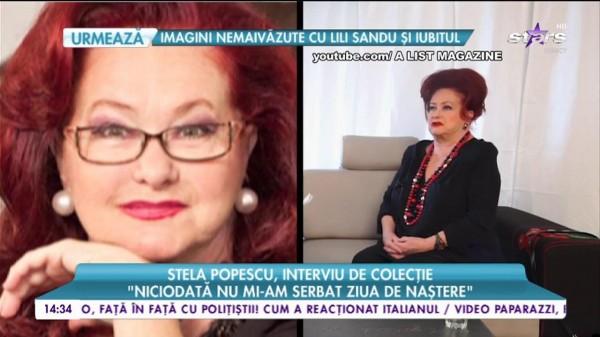 Stela Popescu a murit! ULTIMUL INTERVIU dat de actriţă:&rdquo;După 54 de ani de teatru, &icirc;ncă mai am forţă! Nu am obosit"