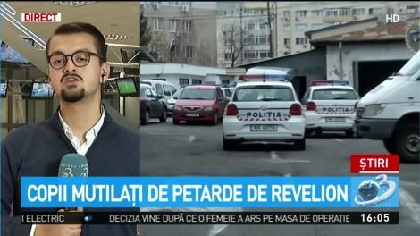 Copii mutilaţi de petarde în noaptea de Revelion. Unui băiat de 14 ani i-au fost amputate degetele
