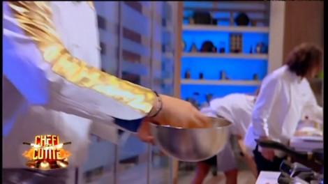 ”- Fii atent la mine, chef!”  ”- Cum se cheamă, mă, chestia asta?”  ”- A la Vârci', chef!”! Liviu îi dă clasă lui Bontea cu un preparat propriu