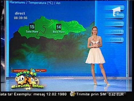 O nouă zi blândă! Prognoza meteo, cu Flavia Mihăşan