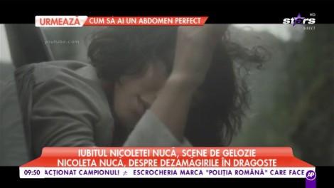 Iubitul Nicoletei Nucă, scene de gelozie în public: "Era verde-albastru la față”