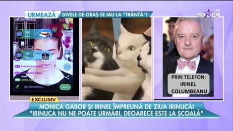 Monica Gabor și Irinel Columbeanu, din nou împreună. Reacţia lui Mr. Pink
