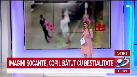 Imagini şocante! Copil bătut cu bestialiate