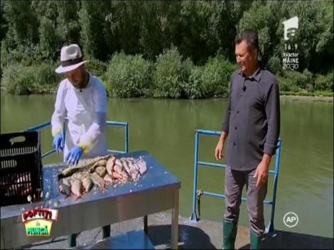 Cosmin Seleşi, disperat de Nea Mărin: "Nu mai suport să curăţ peşte. Am făcut asta ore întregi"