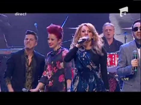 Tribut Dan Bittman: Finalistii au cantat hit-urile lui alaturi de restul membrilor Holograf