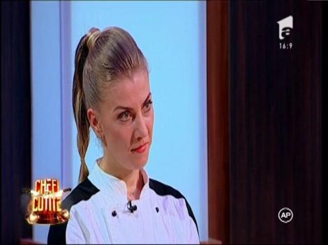 Echipa neagră mai pierde un concurent! După ce a gătit pentru a doua oară același desert, Ionela a fost eliminată