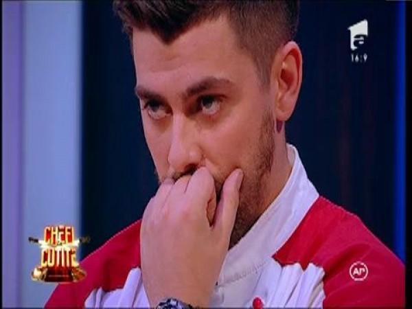 Finalul serii aduce lacrimi! Chef Sorin Bontea: &rdquo;&Icirc;n el vedeam un posibil c&acirc;știgător!&rdquo; Echipa roșie mai pierde un concurent