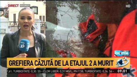 Grefiera care s-a aruncat de la etajul Curții de Apel Iași a murit. Femeia a lăsat un bilet de adio