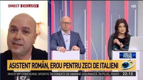 Valentin este asistent medical în Milano și zilnic ia contact cu pacienți: „Nu știm ce găsim! Poate fi o familie care s-a infectat"