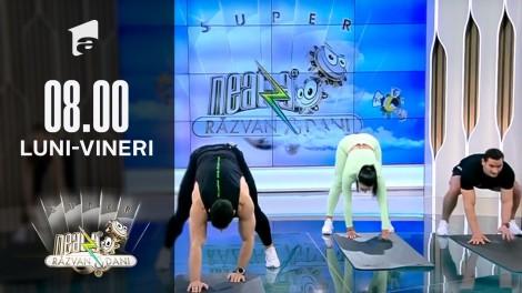 Cea mai eficientă rutină de fitness, în direct, la Super Neatza