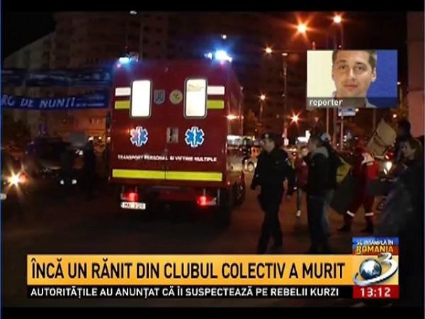 Colectiv, 64! Tănărul de 22 de ani, singura victimă care se mai afla internată &icirc;ntr-un spital bucureștean, a murit