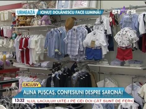 Alina Puşcaş, confesiuni despre sarcină: "Mi-au dat și lacrimile..."