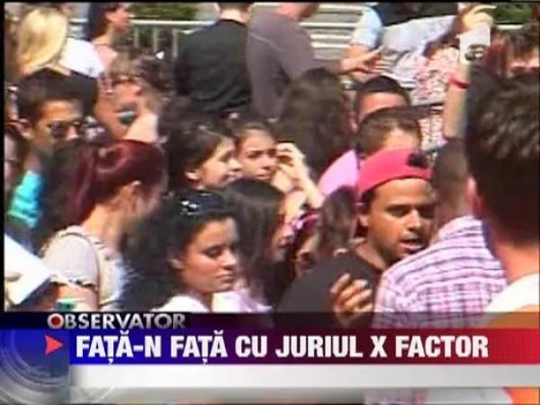 Concurentii, fata-n fata cu juriul X Factor