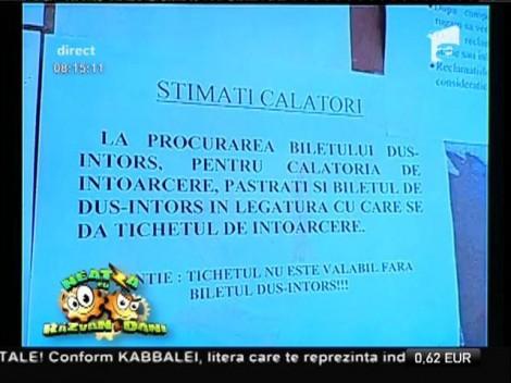 Smiley News: Mesajul devenit viral dintr-o gară CFR
