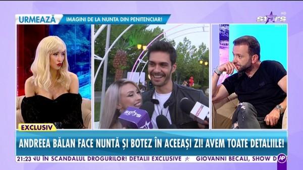 Răi da buni. Andreea Bălan face nuntă și botez &icirc;n aceeași zi: Am fost &icirc;n moarte clinică și mi-am dat seama că nu sunt căsătorită cu George