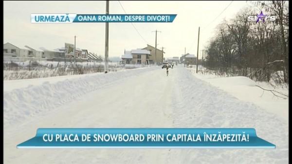 &Icirc;ți mai amintești de trupa Instinct? Vlad și Andra, foști concurenți X Factor, se dau cu placa de snowboard prin Capitală: "A fost bestial. Se schiază super"