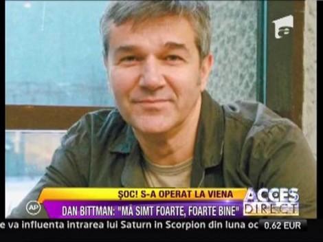 Dan Bittman si-a amanat concertele din cauza unei interventii chirurgicale pe carotida
