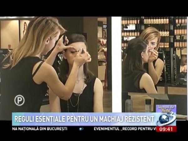 V&acirc;nt, ploaie, caniculă, machiajul rezistă! Machiajul rezistent la apă