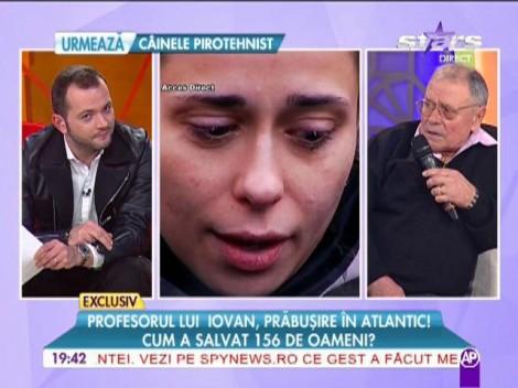 Exclusiv! Poveste impresionantă  a profesorului lui Iovan: S-a prăbuşit în Atlantic şi a reuşit să salveze 156 de oameni
