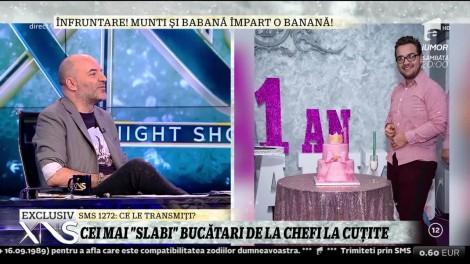 Marea înfruntare de la Chefi la Cuțite! Răzvan Babană și Munti s-au luat la întrecere. Care dintre ei a scăpat de 67 de kilograme?