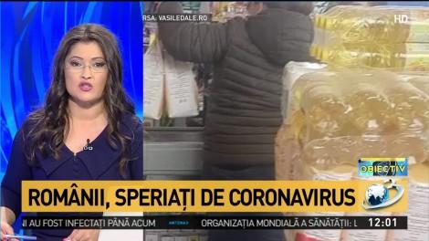 Românii, speriați de coronavirus. Au cumpărat făină, ulei și apă și le-au trimis pe microbuz rudelor din Italia