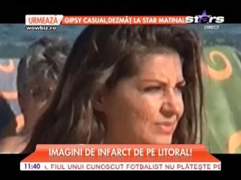 Imagini de senzație! Elena de la Mandinga şi-a arătat trupul voluptos pe plajă