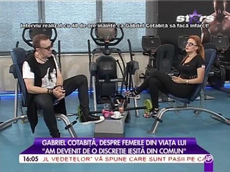Gabriel Cotabiță, cu 48 de ore ÎNAINTE să ajungă la spital! Uite ce declara artistul!