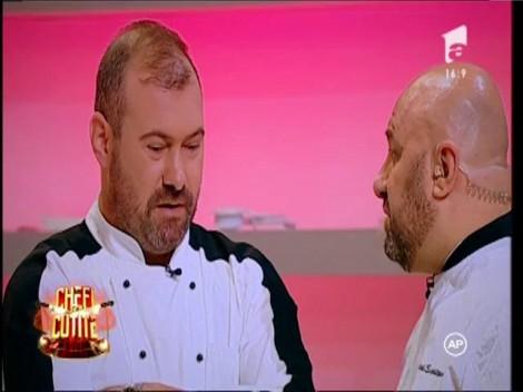 Proba ”alb-negru” aduce un scandal monstru între Bontea și echipa lui Scărlătescu. Chef Sorin își iese din fire: ”Cine-i, mă, asta, de vine să-mi ia mie farfuriile de sub nas?”