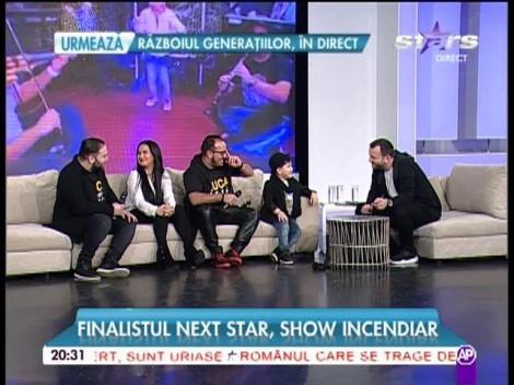 Luca se întoarce, se știeeee! Simpaticul concurent de la „Next Star” s-a dezlănțuit la „Răi da' buni!”