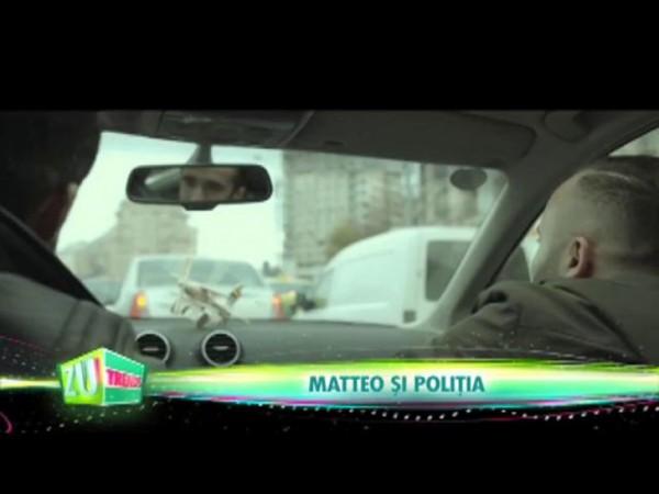 Matteo a scăpat pe viaţă de amenzile de circulaţie! Poliţia Rom&acirc;nă &icirc;l favorizează, chiar dacă el vrea să devină "hingher de semafoare"